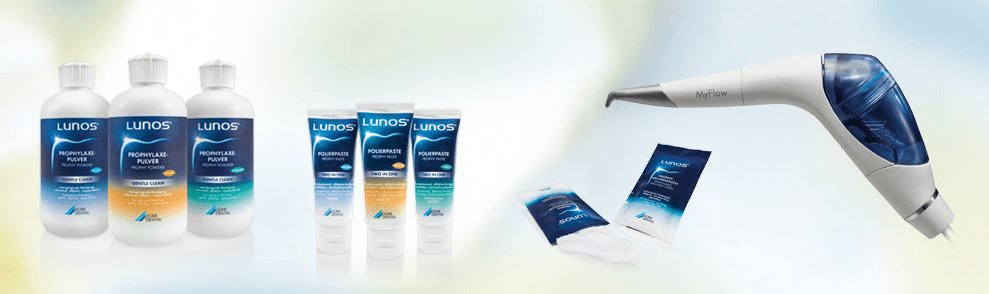 Eine weitere gelungene Systemlösung von Dürr Dental: LUNOS® - für die professionelle Zahnreinigung